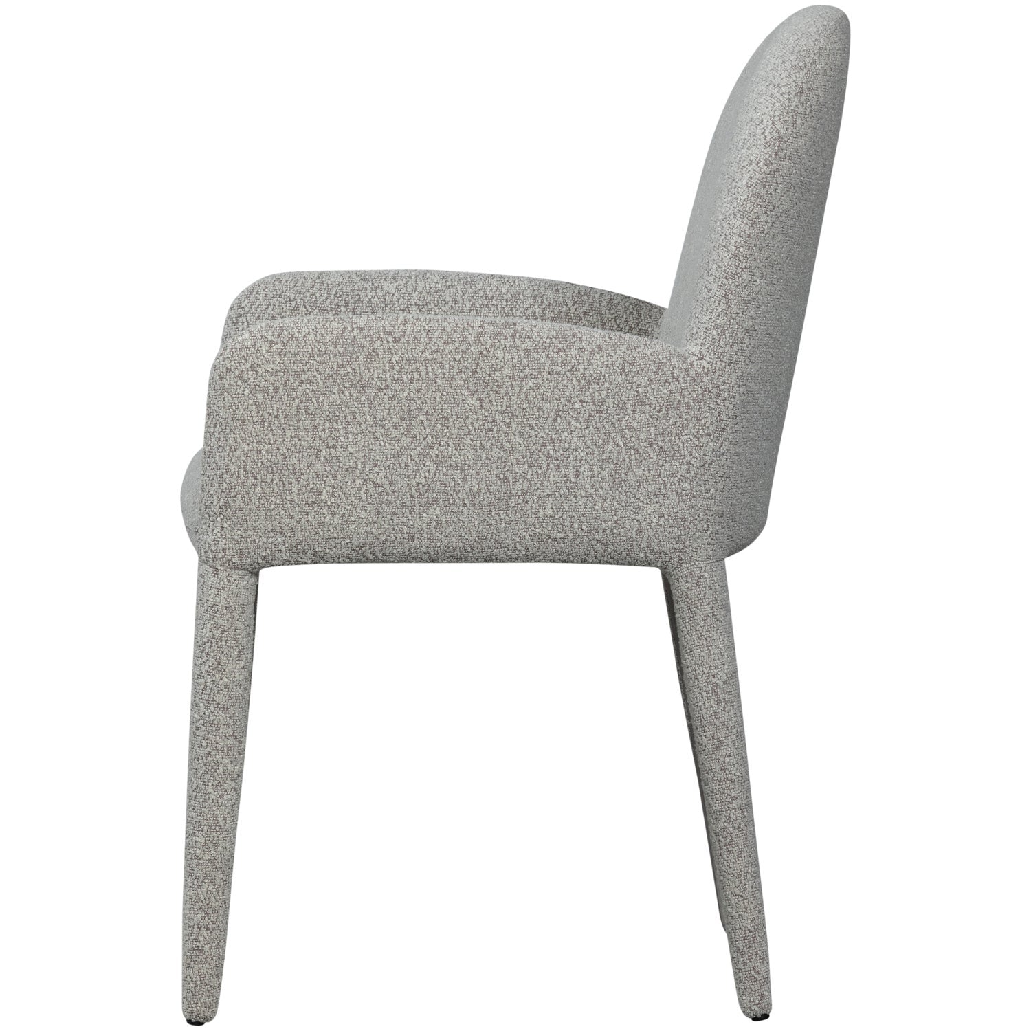 Sedia da pranzo elegance con braccioli greggio