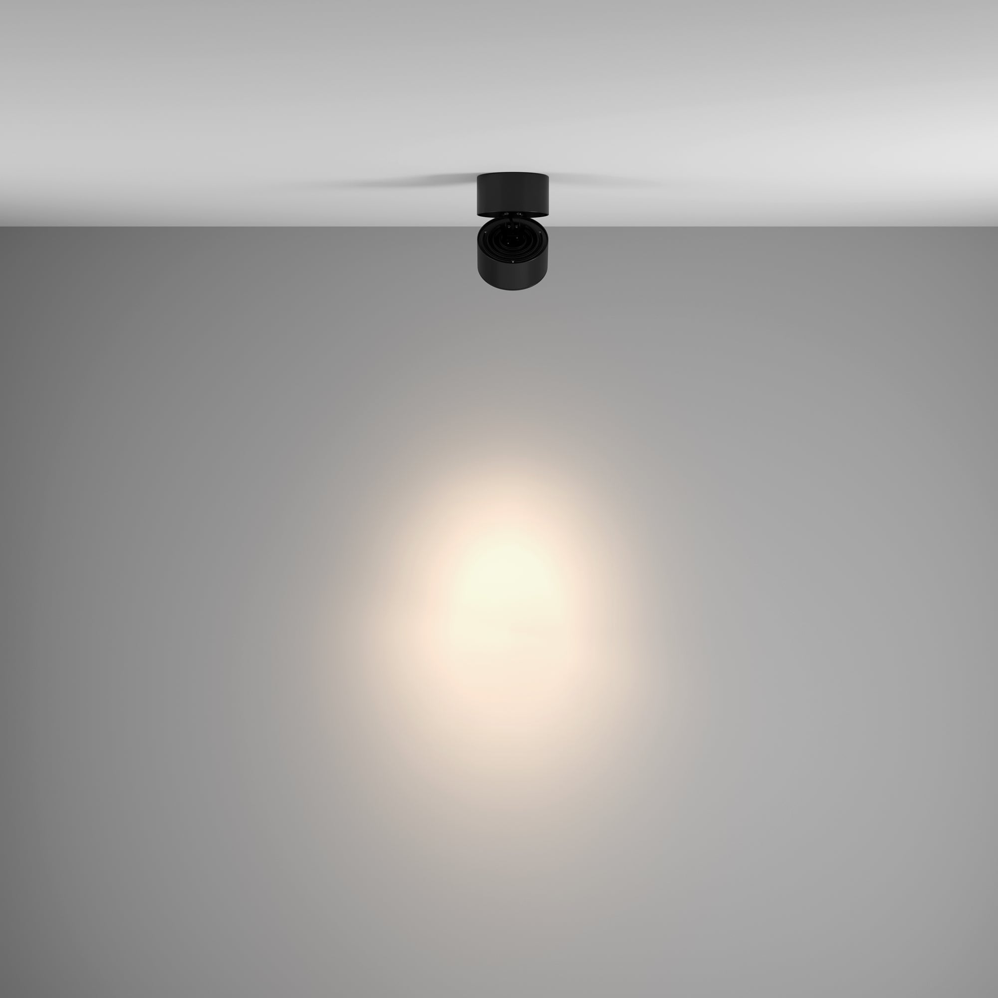 Lampada da soffitto Yin 3000K 1x15W 24° - Maytoni - Nero - C084CL-15W4K-D-B