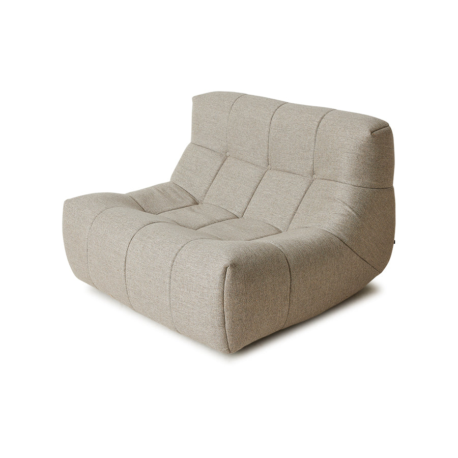 Poltroncina pigra da esterno naturale