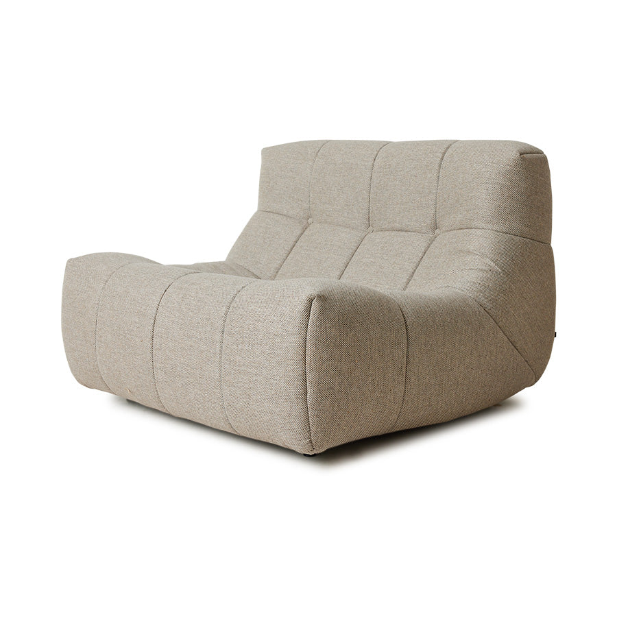 Poltroncina pigra da esterno naturale