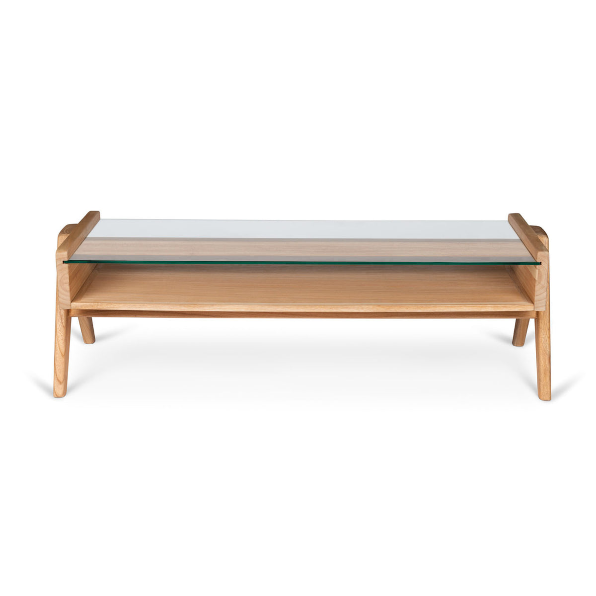 Tavolino in vetro Coffee Table Yvonne - Natural - Pierre Jeanneret Edition