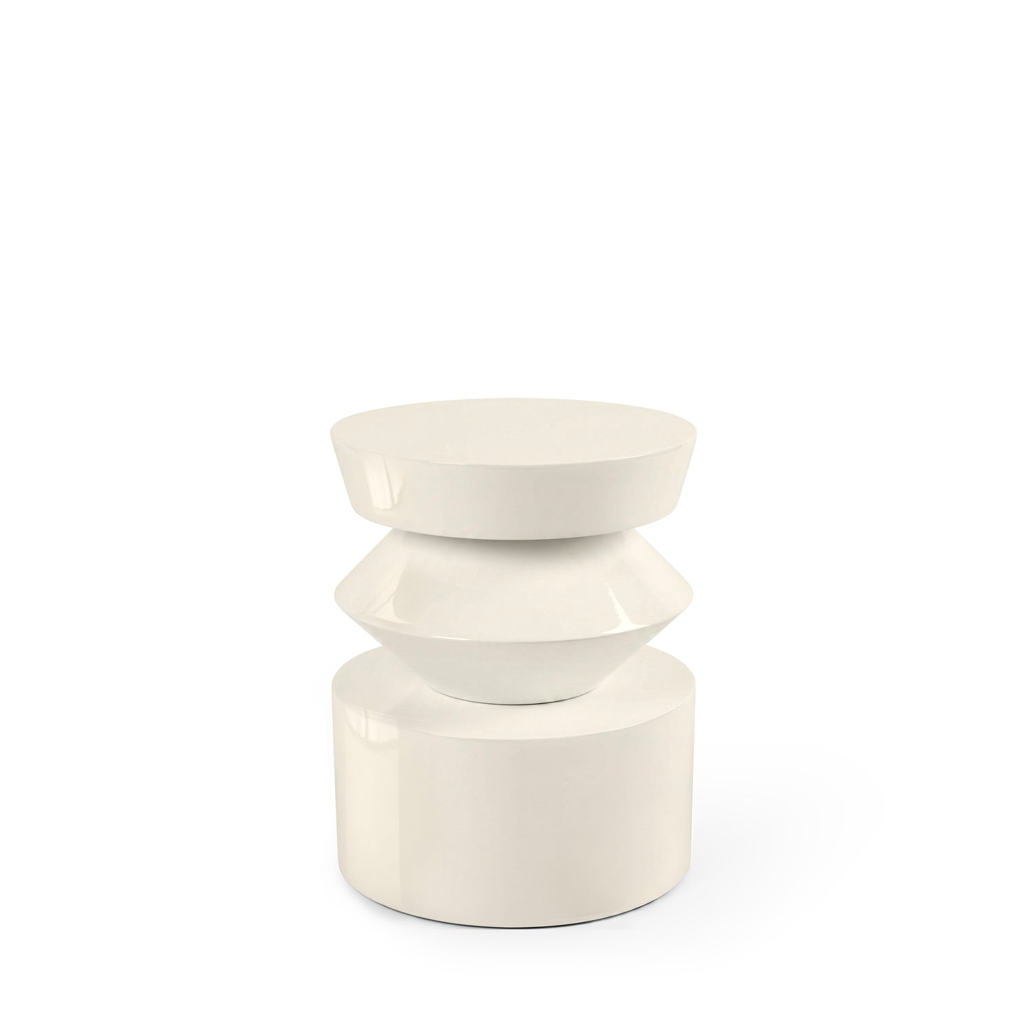 Tavolino HENRY - Beige lucido