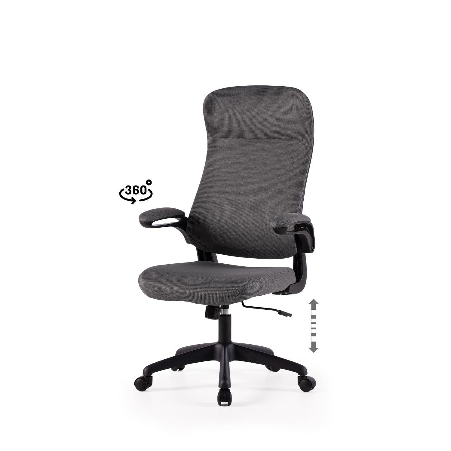 Sedia da ufficio SORBONNE - Grigio