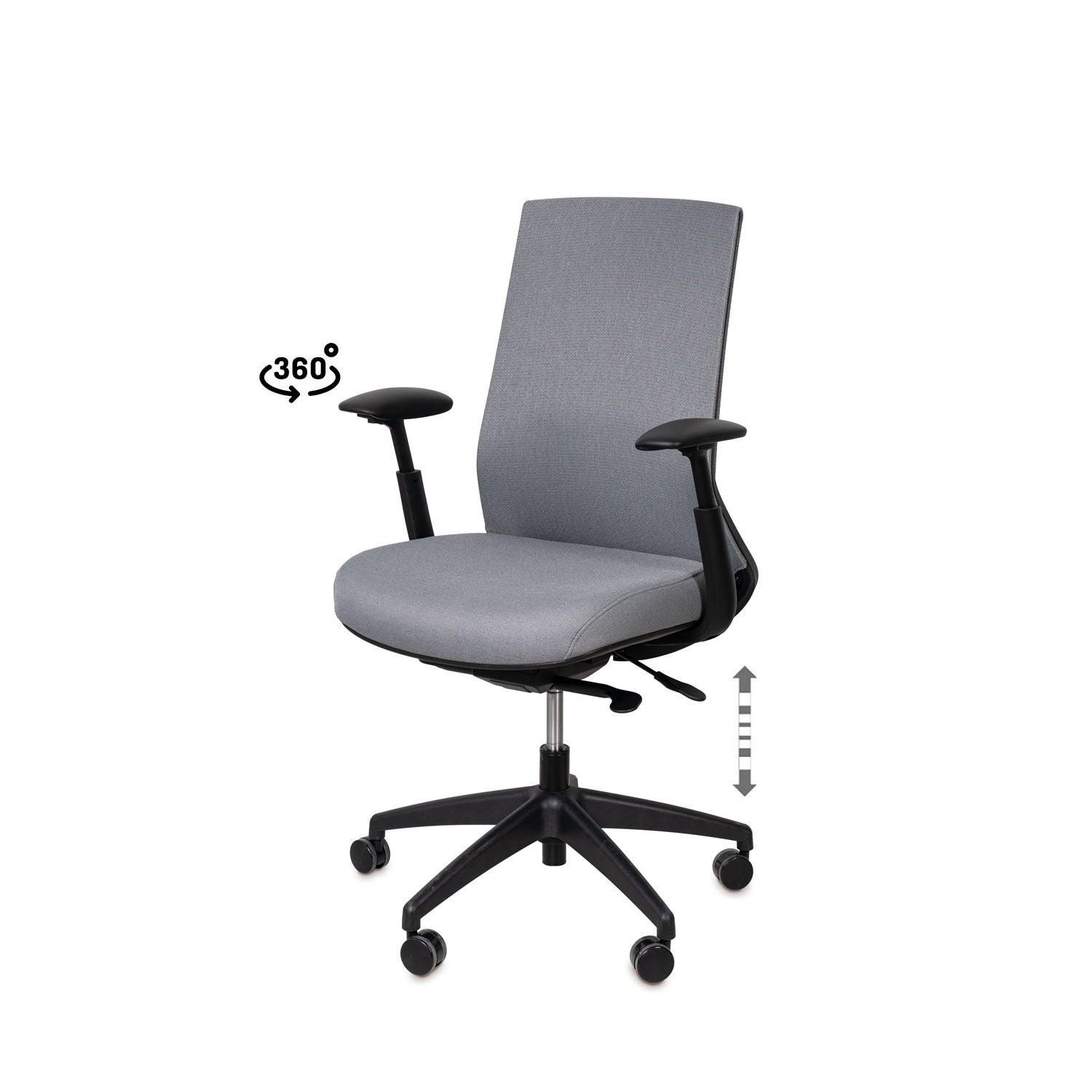 Sedia da ufficio LANCASTER - Grigio