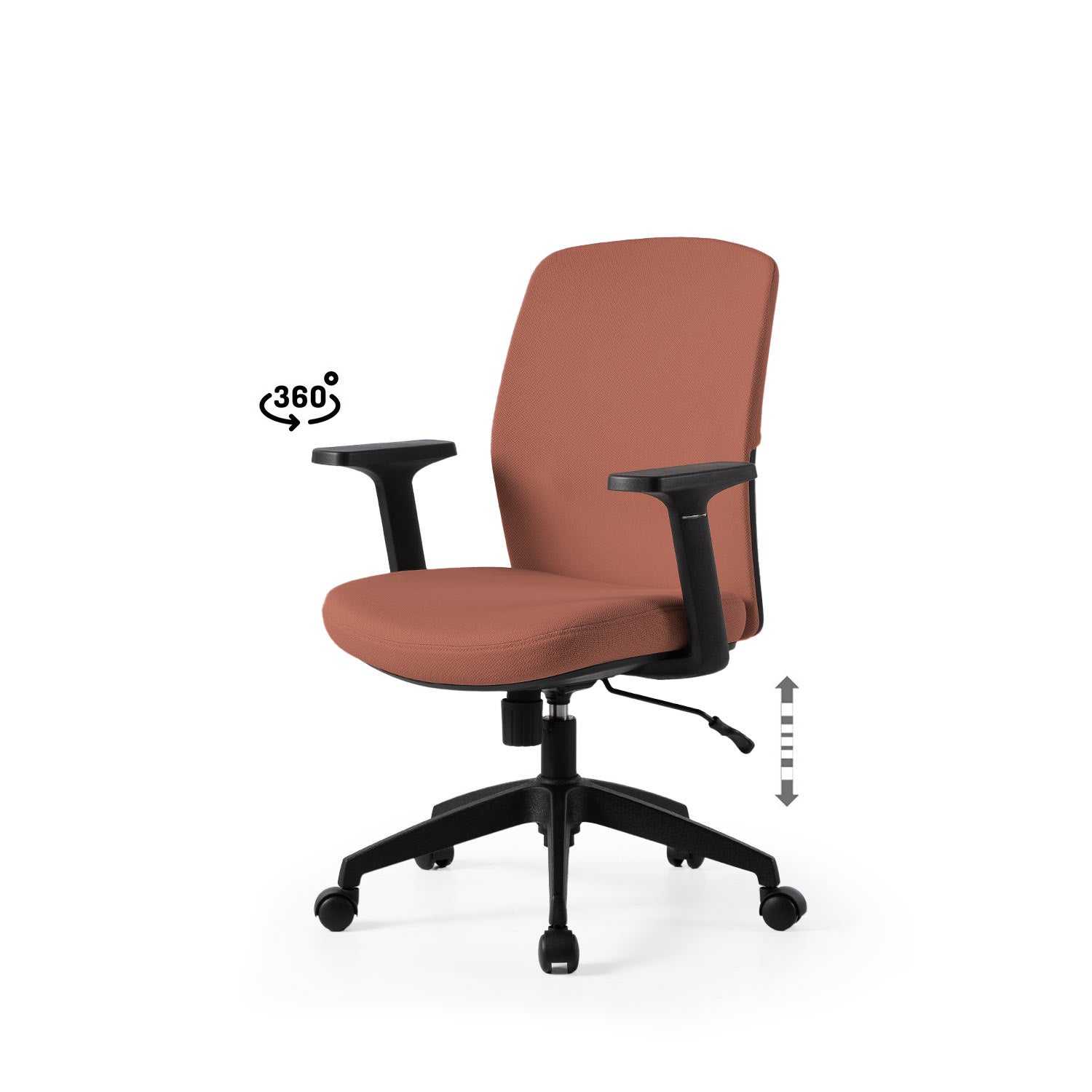 Sedia da ufficio MARYLAND - Terracotta