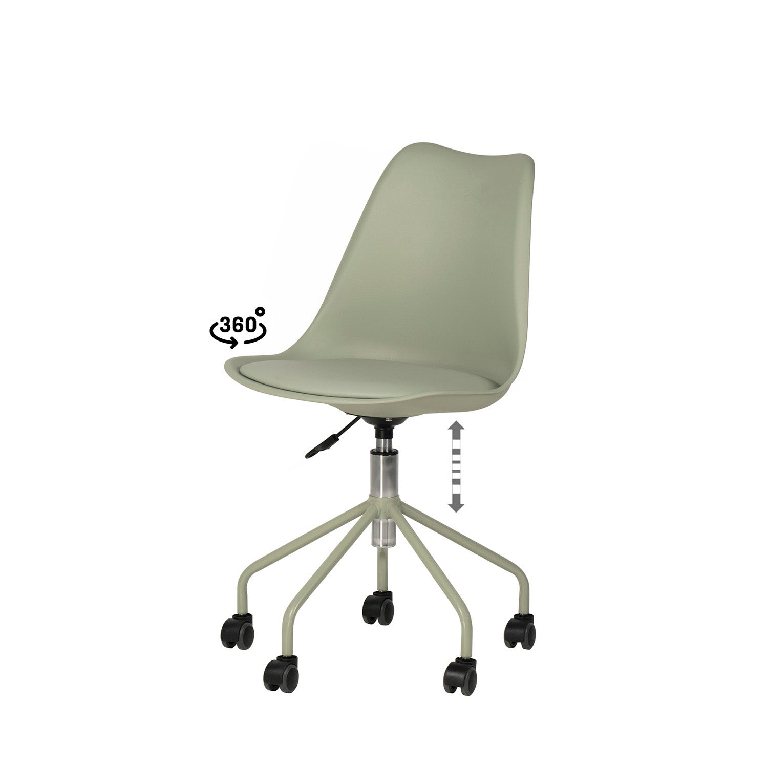 Sedia da ufficio YALE - Menta