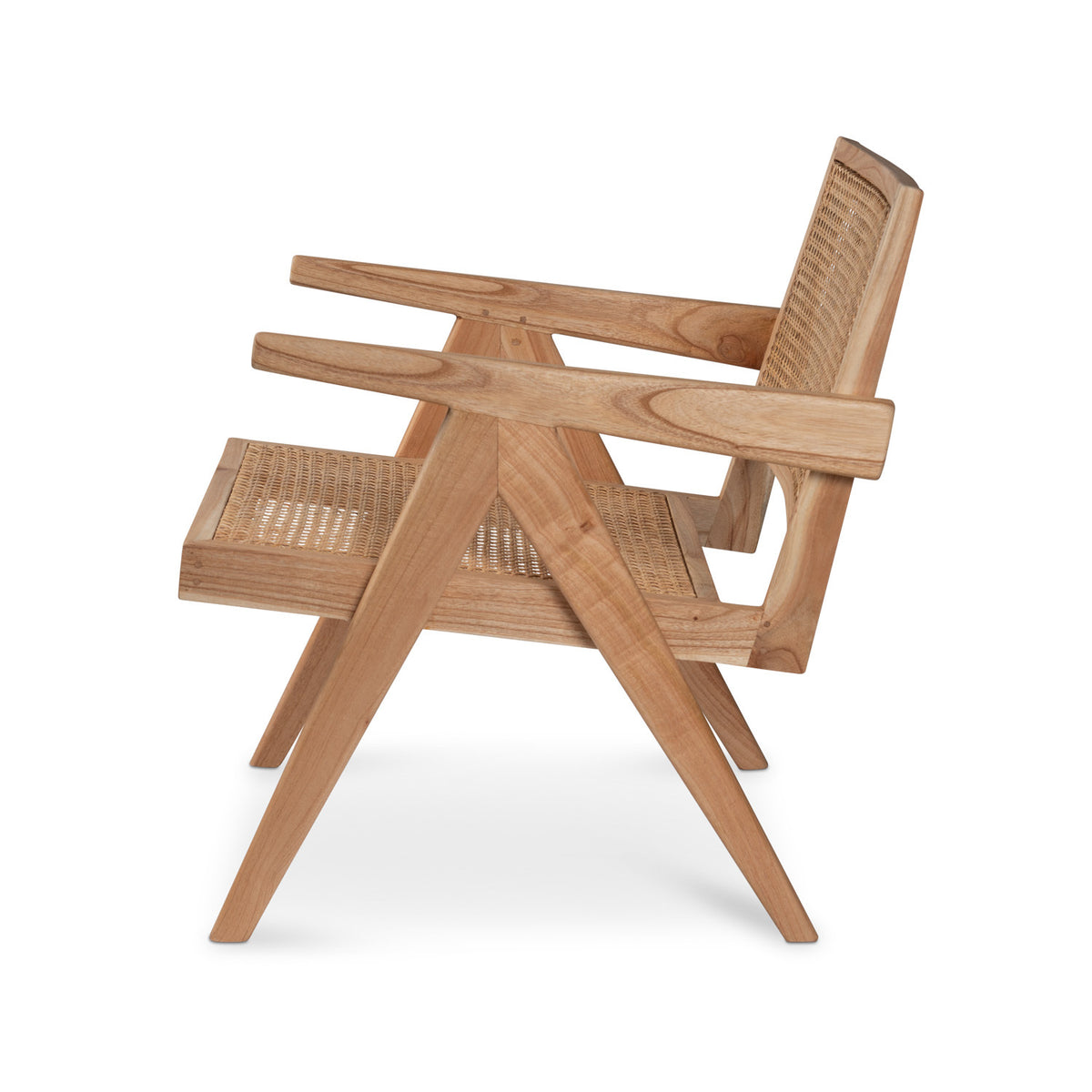Easy Lounge Chair Jean - Natural - Pierre Jeanneret Edition