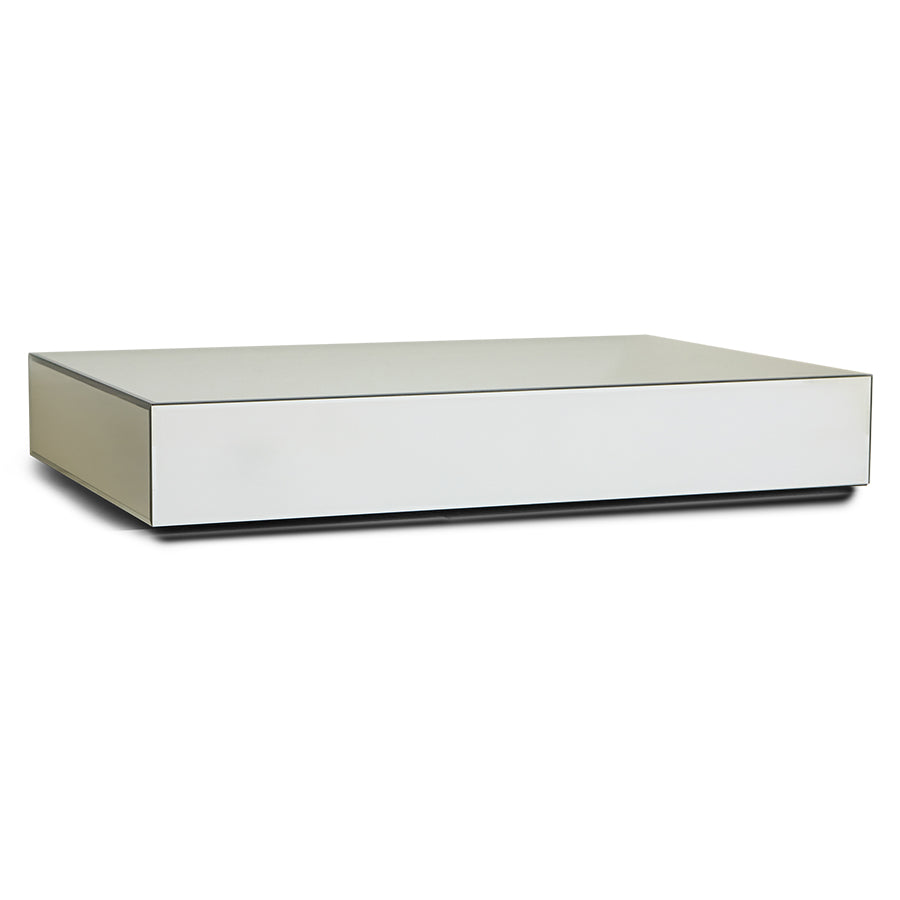 Tavolino Mirror Block trasparente (120x80 cm)