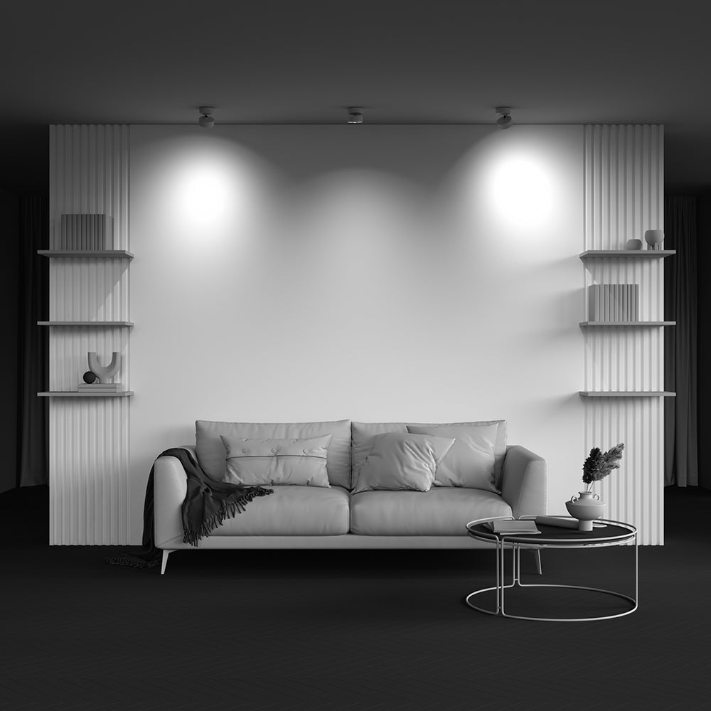 Lampada da soffitto Lens - Maytoni - Bianco - C220CL-12W3K-W