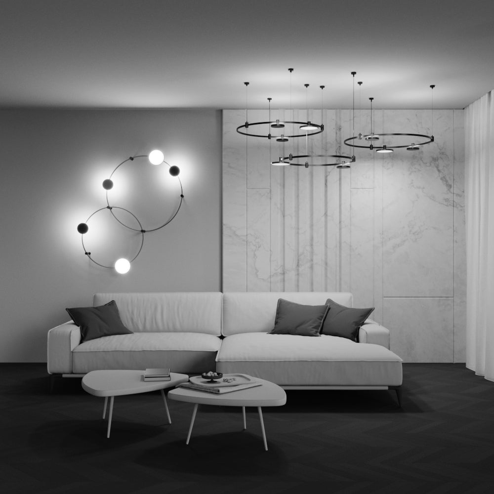 Faretto per binario Plato - Maytoni - Nero - TR152-1-7W3K-B-DE