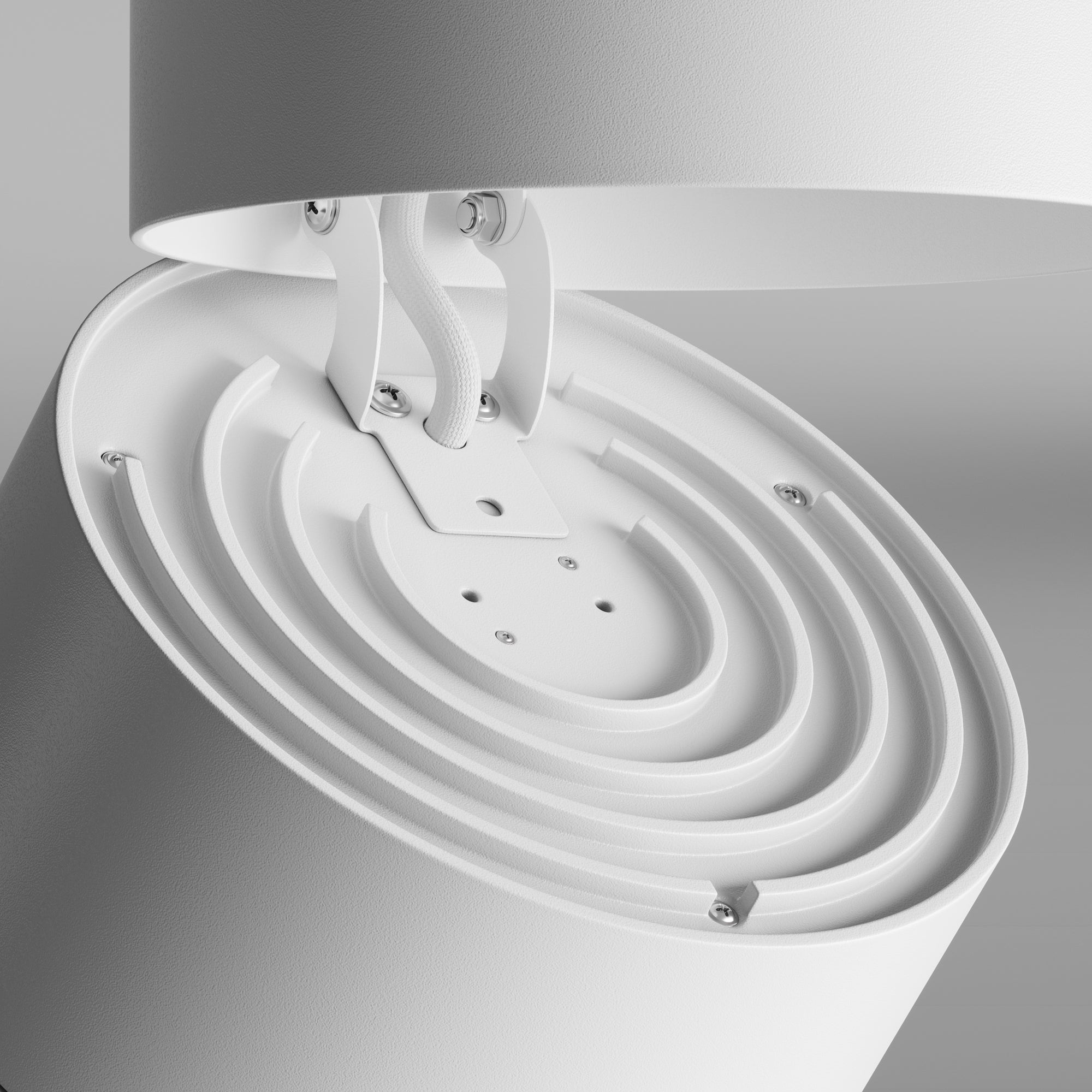 Lampada da soffitto Yin 3000K 1x15W 24° - Maytoni - Bianco - C084CL-15W3K-W
