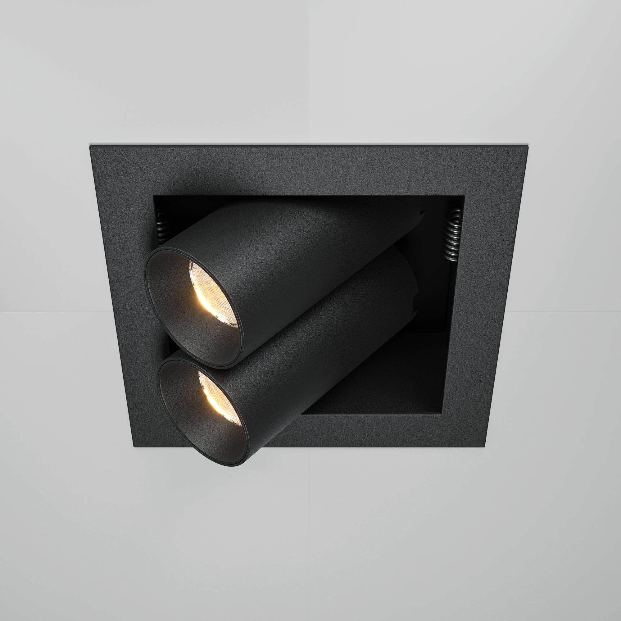 Una lampada da incasso Magnum 3000K 2x7W 24° - Maytoni - Nero - DL094-02-7W3K-B