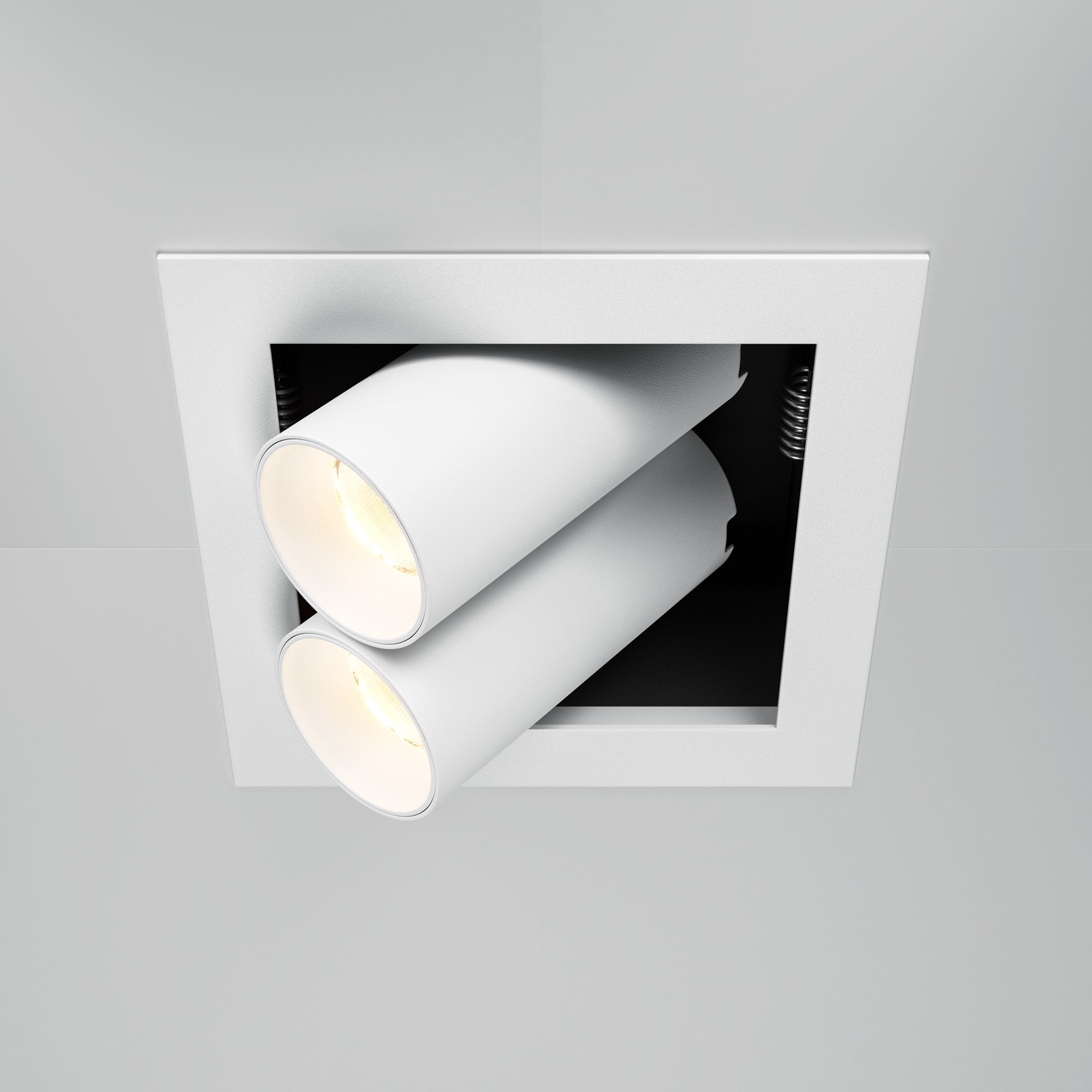 Una lampada da incasso Magnum 3000K 2x7W 24° - Maytoni - Bianco - DL094-02-7W3K-W