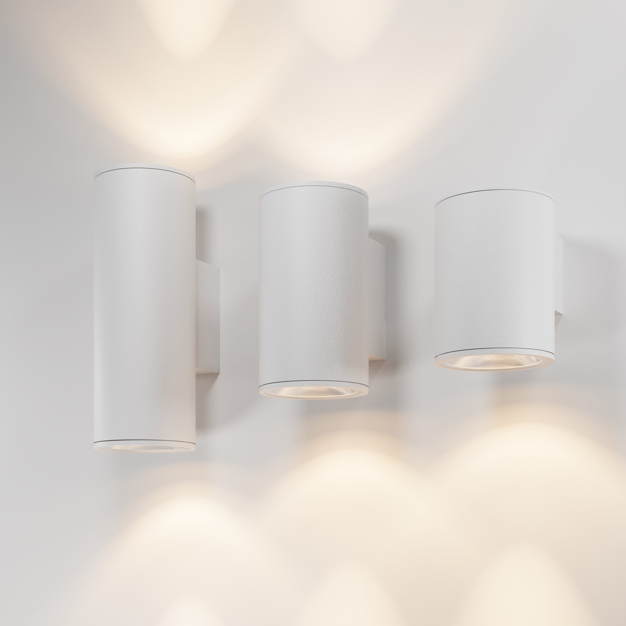 Lampada a muro Shim - Maytoni - Bianco - O303WL-L24W3K