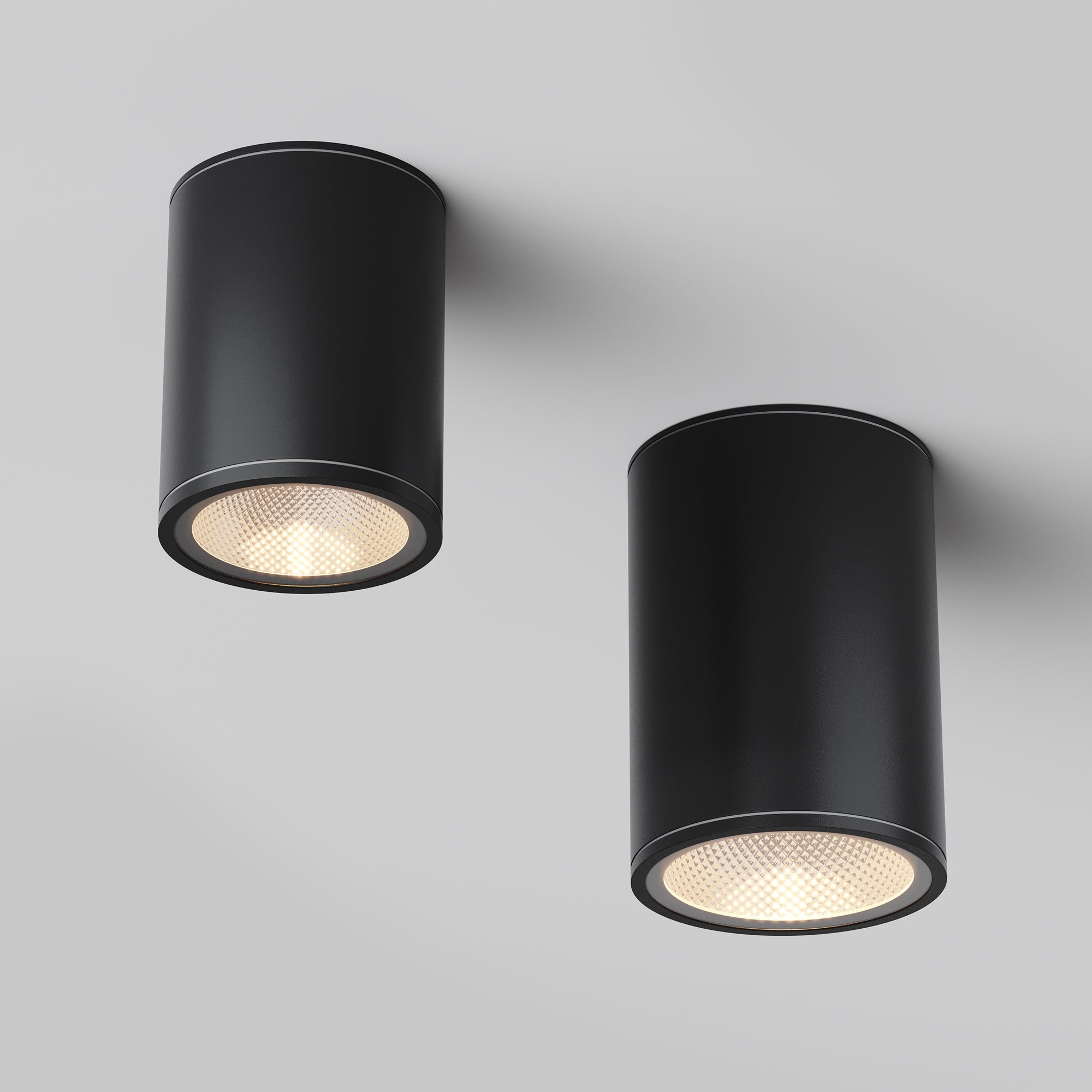 Lampada da soffitto Bar - Maytoni - Grigio - O306CL-L7GF