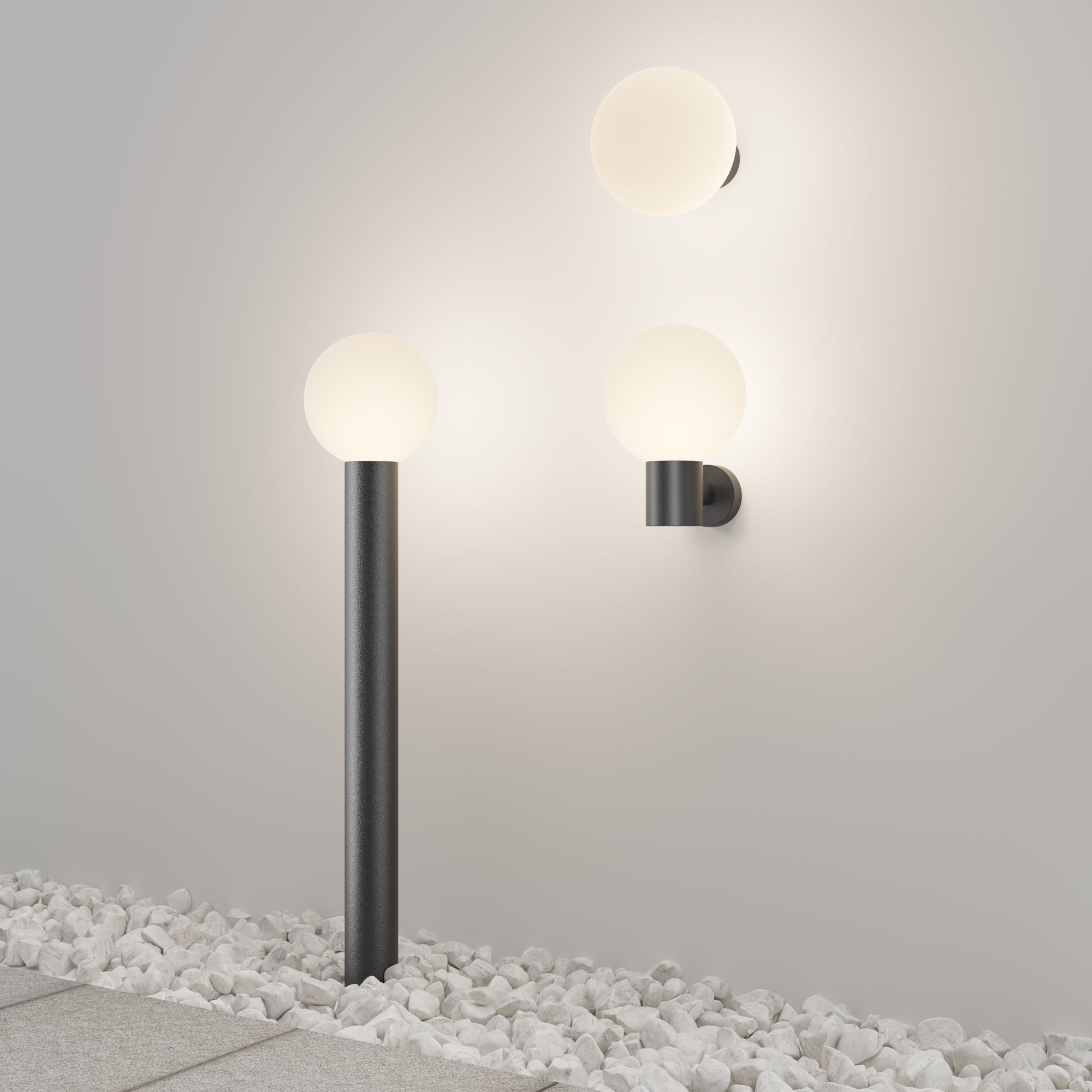 Lampada a muro Bold - Maytoni - Nero - O598WL-01B
