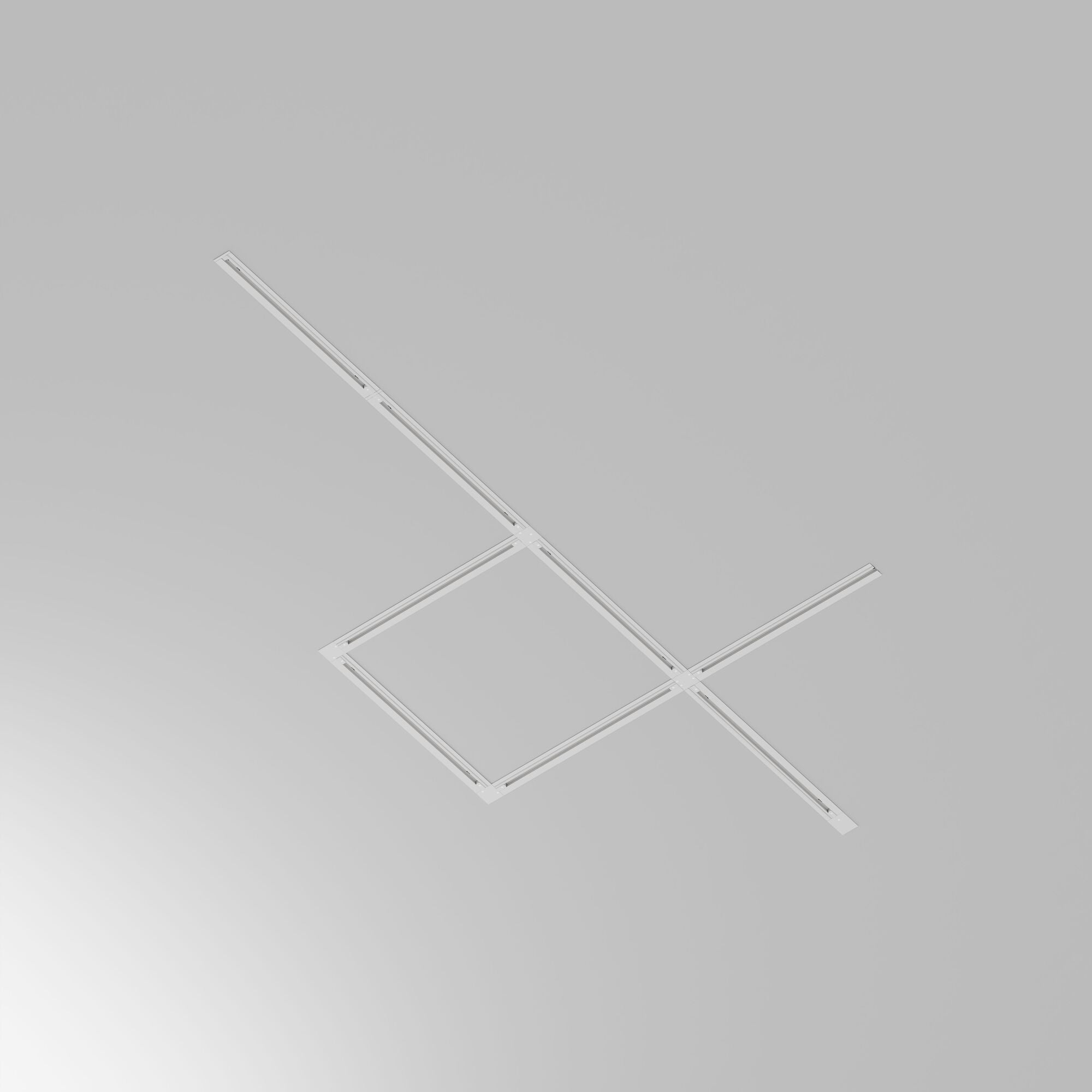 Un binario 2m Unity da incasso bianco - Maytoni - Bianco - TRX004-112W