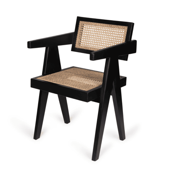 Office Chair Charcoal Black - Pierre Jeanneret Edition – Restylit