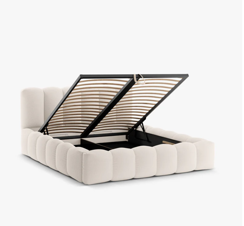 Letto contenitore, "Lupine", 226x166x95 per materasso 140x200cm