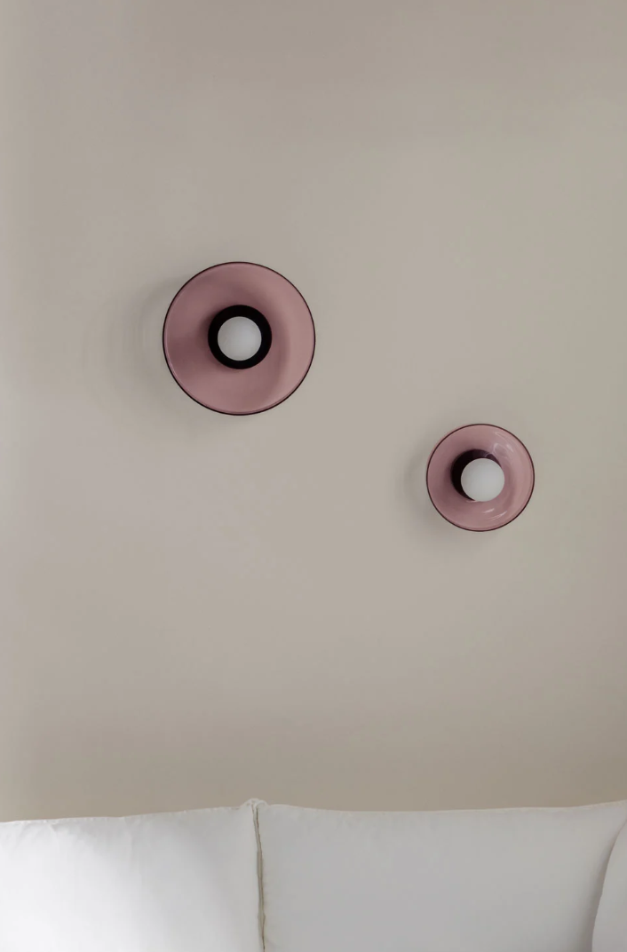 Jaxal -  Applique da parete in vetro e acciaio inossidabile