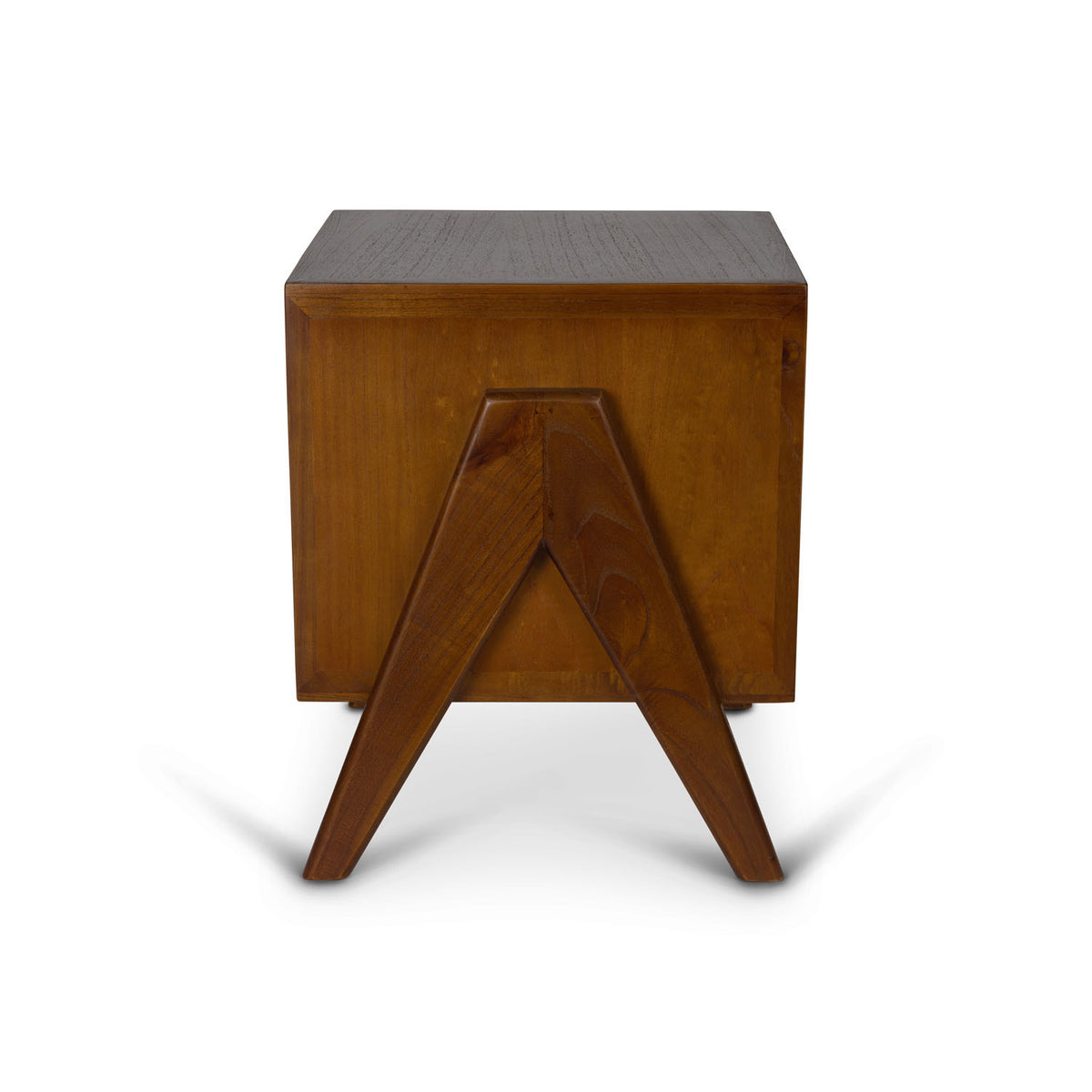 Comodino Night Cabin P.V.W. - Dark Brown - Pierre Jeanneret Edition