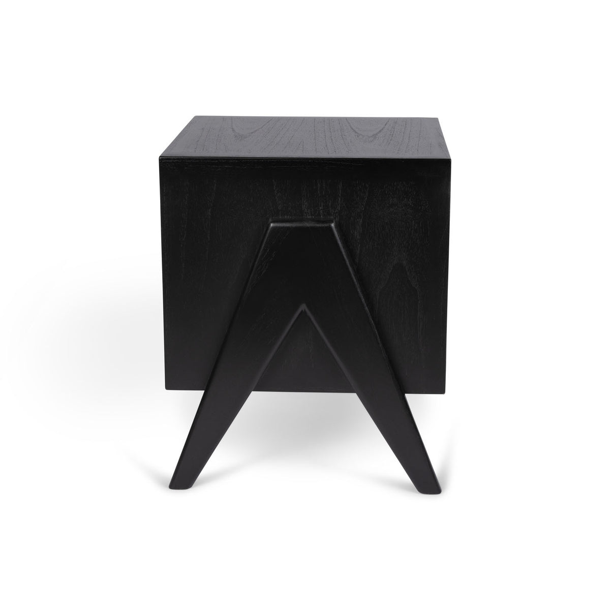 Comodino Night Cabin P.V.W. - Charcoal Black - Pierre Jeanneret Edition