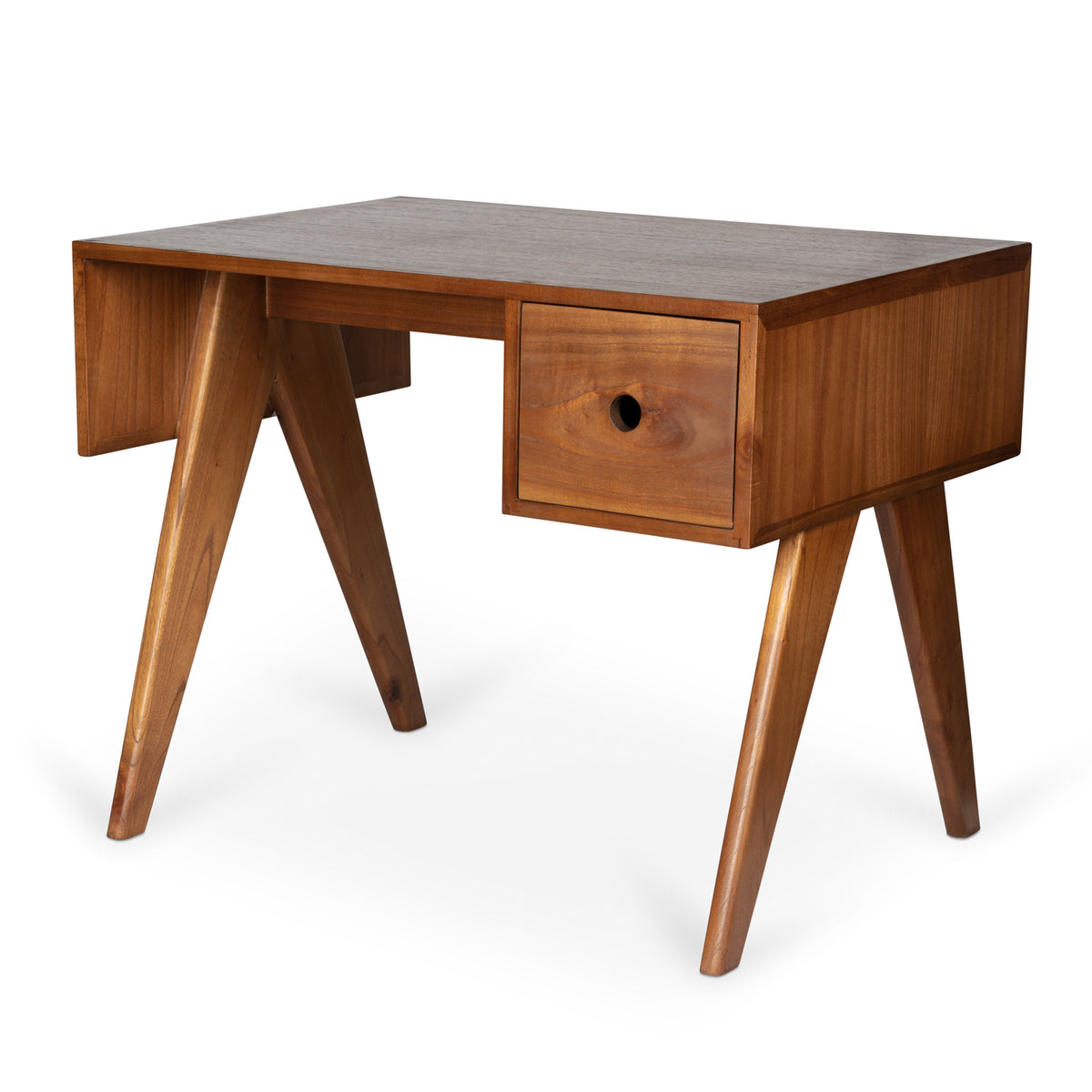 Scrivania Office Desk 90cm - Dark Brown - Pierre Jeanneret Edition