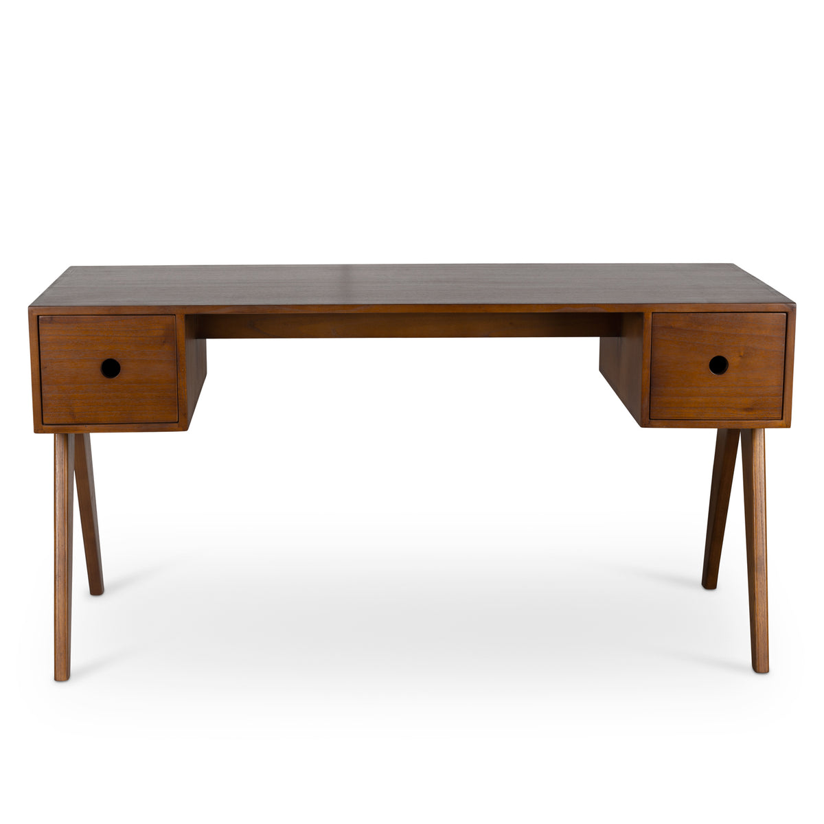 Scrivania Office Desk 150cm - Dark Brown - Pierre Jeanneret Edition