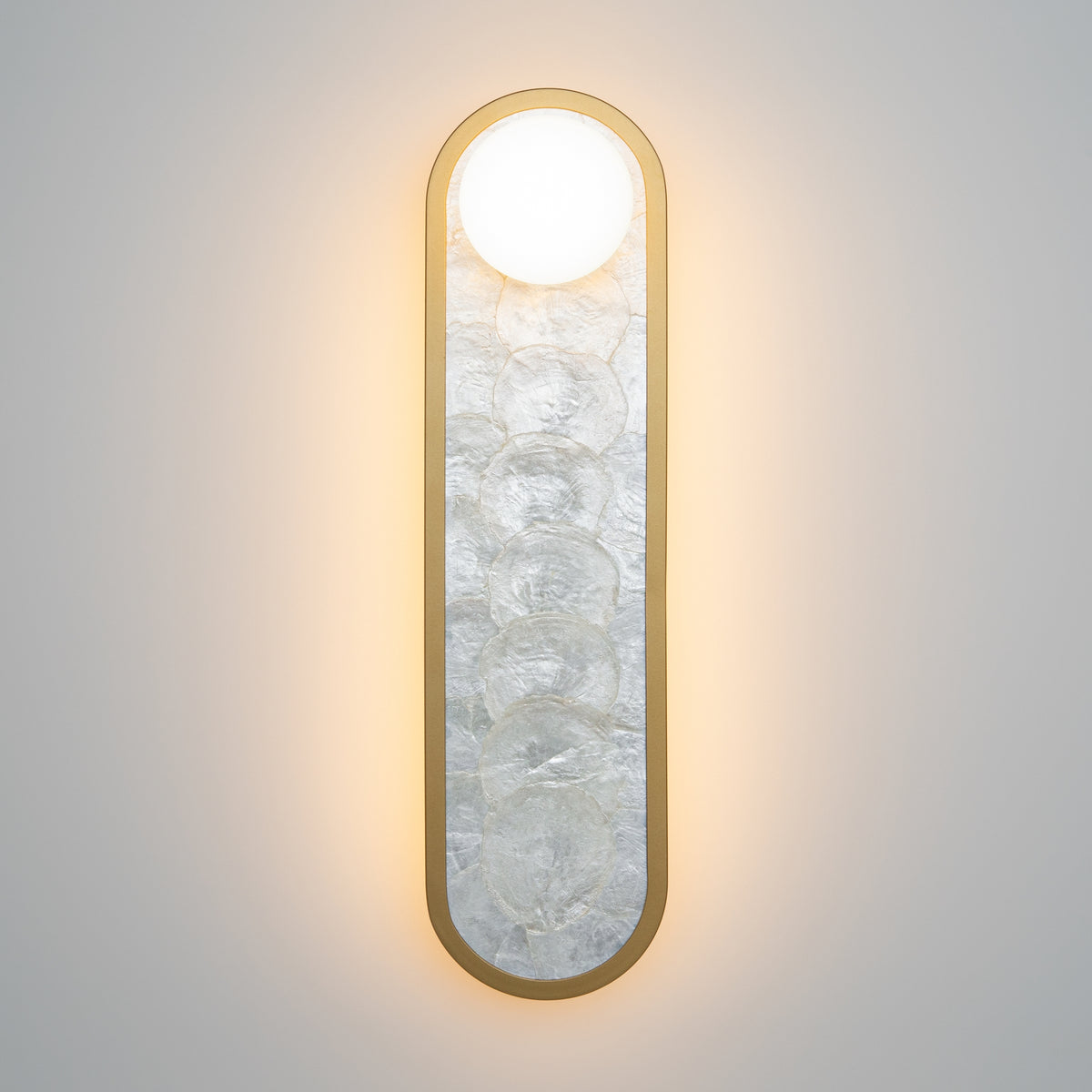 Lampada a muro Perlamour - Maytoni - Ottone - MOD473WL-L25BSK
