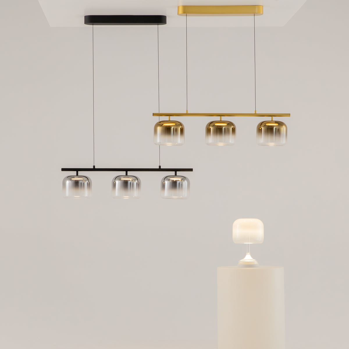 Lampada a sospensione Spirito - Maytoni - Nero - MOD286PL-L12B3K
