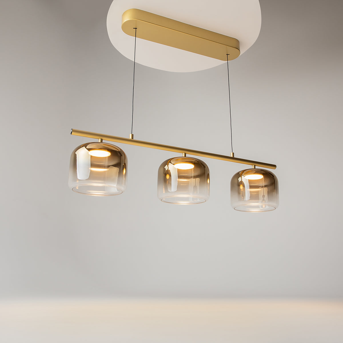 Lampada a sospensione Spirito - Maytoni - Oro - MOD286PL-L12G3K