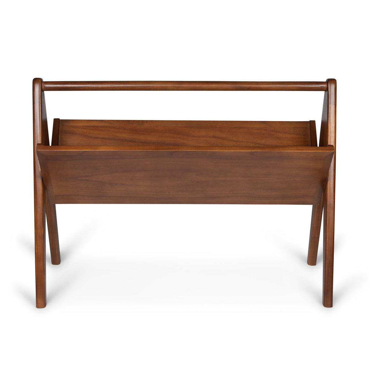 Portariviste Portable Book Rack Emile - Dark Brown - Pierre Jeanneret Edition