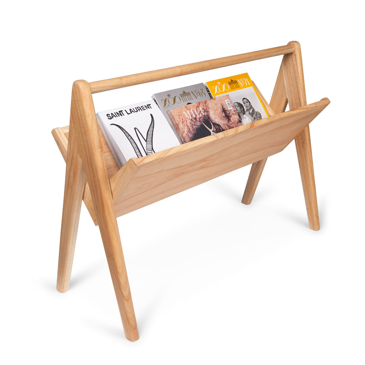 Portariviste Portable Book Rack Emile - Natural - Pierre Jeanneret Edition