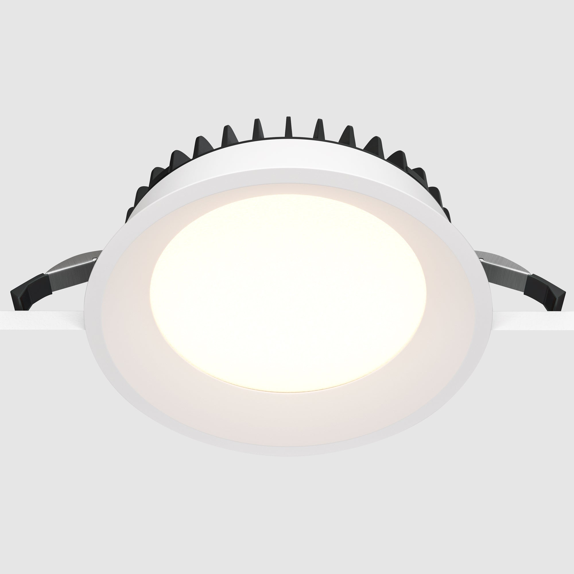 Una lampada da incasso Okno 4000K 1x24W 120° - Maytoni - Bianco - DL053-24W4K-W