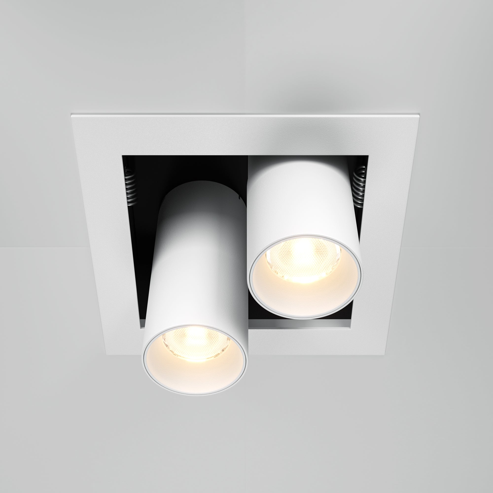 Una lampada da incasso Magnum 3000K 2x7W 24° - Maytoni - Bianco - DL094-02-7W3K-W