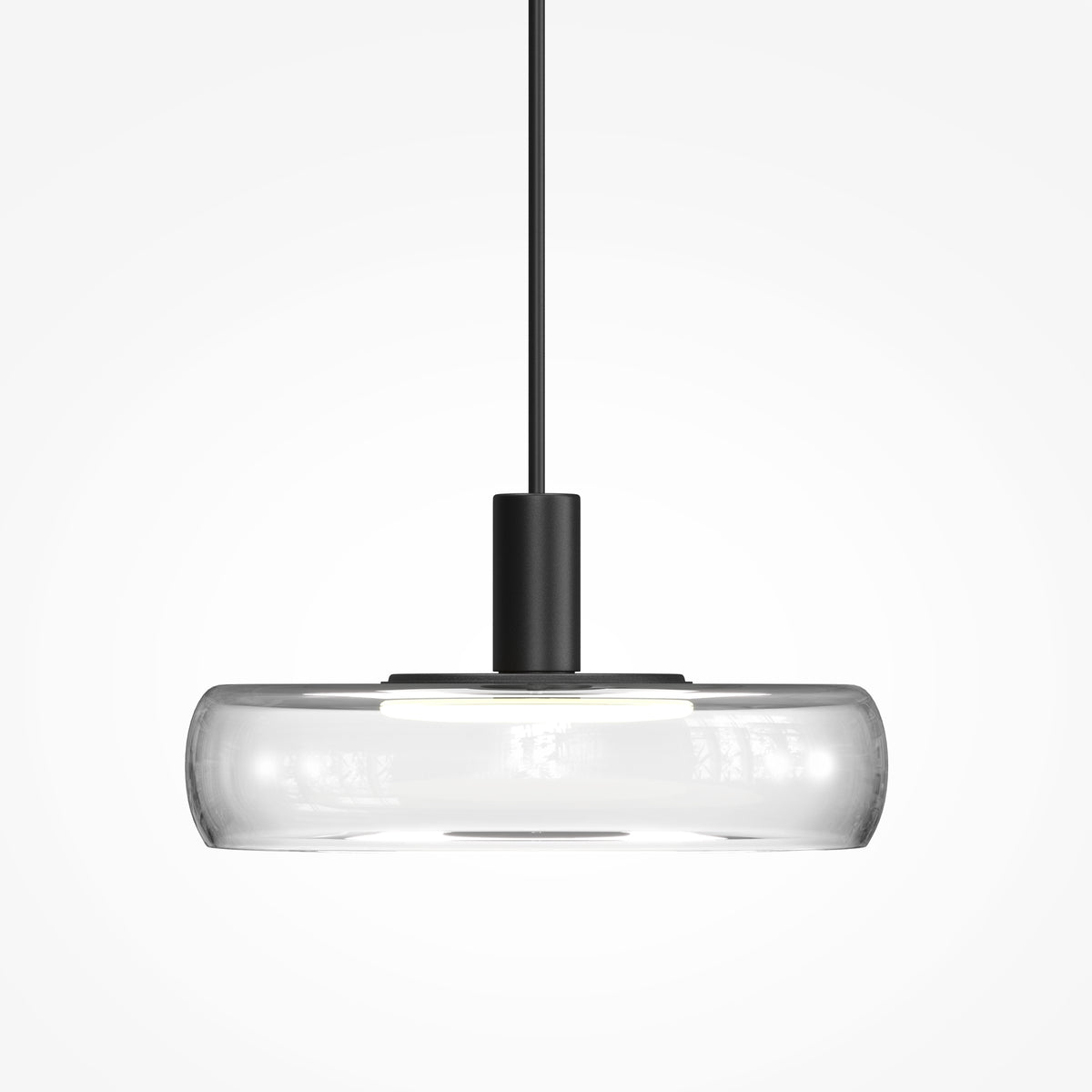 Lampada a sospensione Float - Maytoni - Nero - MOD498PL-L13BK