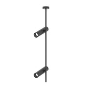 Lampada da soffitto Elti GU10 2x10W - Maytoni - Nero - C021CL-02B