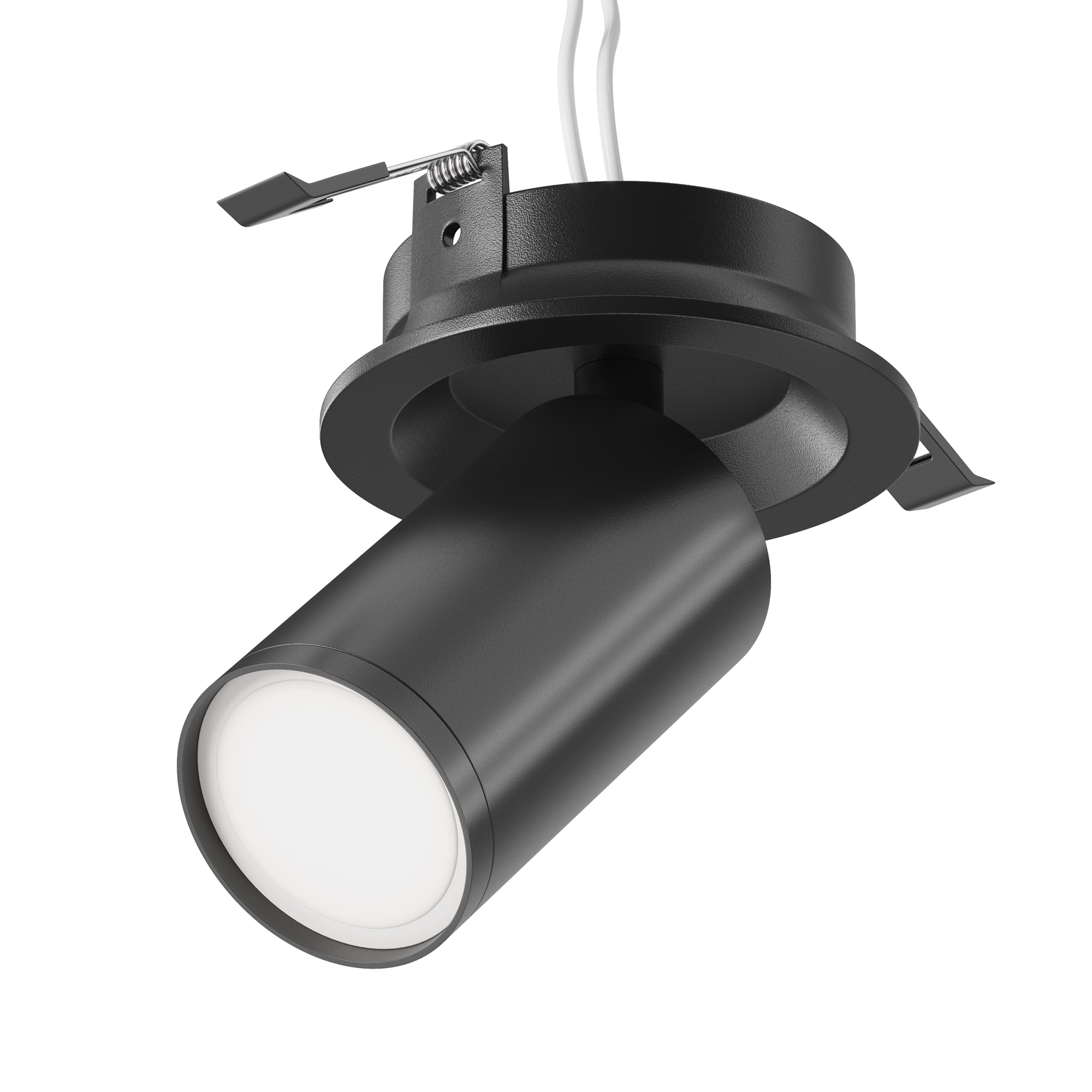 Una lampada da incasso FOCUS S GU10 1x10W - Maytoni - Nero - C048CL-U-1B