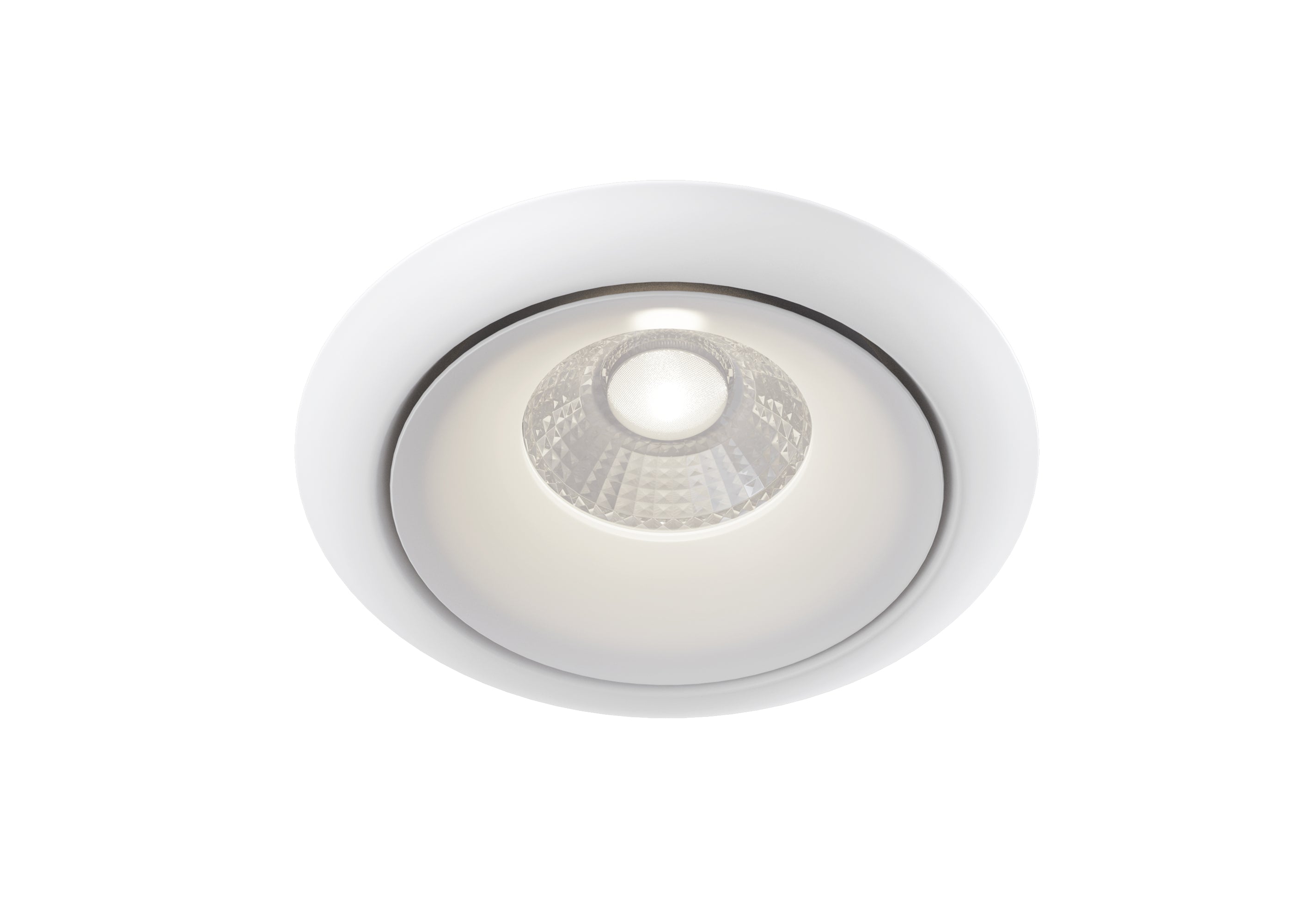 Una lampada da incasso Yin 3000K 1x9W 60° - Maytoni - Bianco - DL031-2-L8W