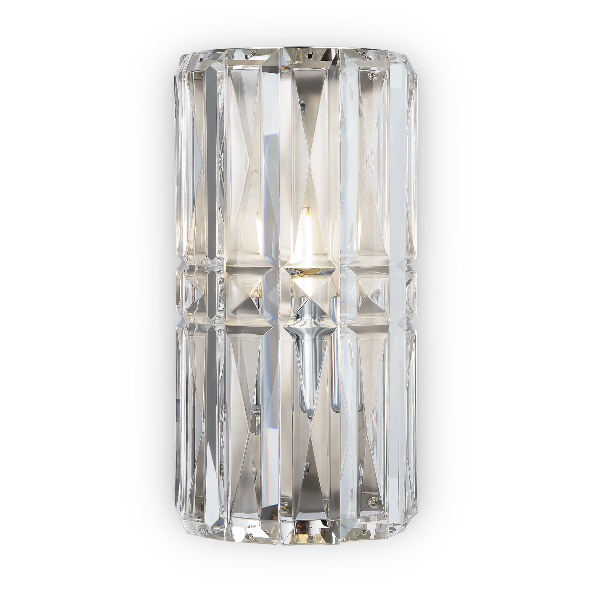 Lampada a muro Facet - Maytoni - Grigio - MOD094WL-01CH