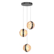 Lampada a sospensione Misterio - Maytoni - Nero - MOD379PL-L17B2.7K