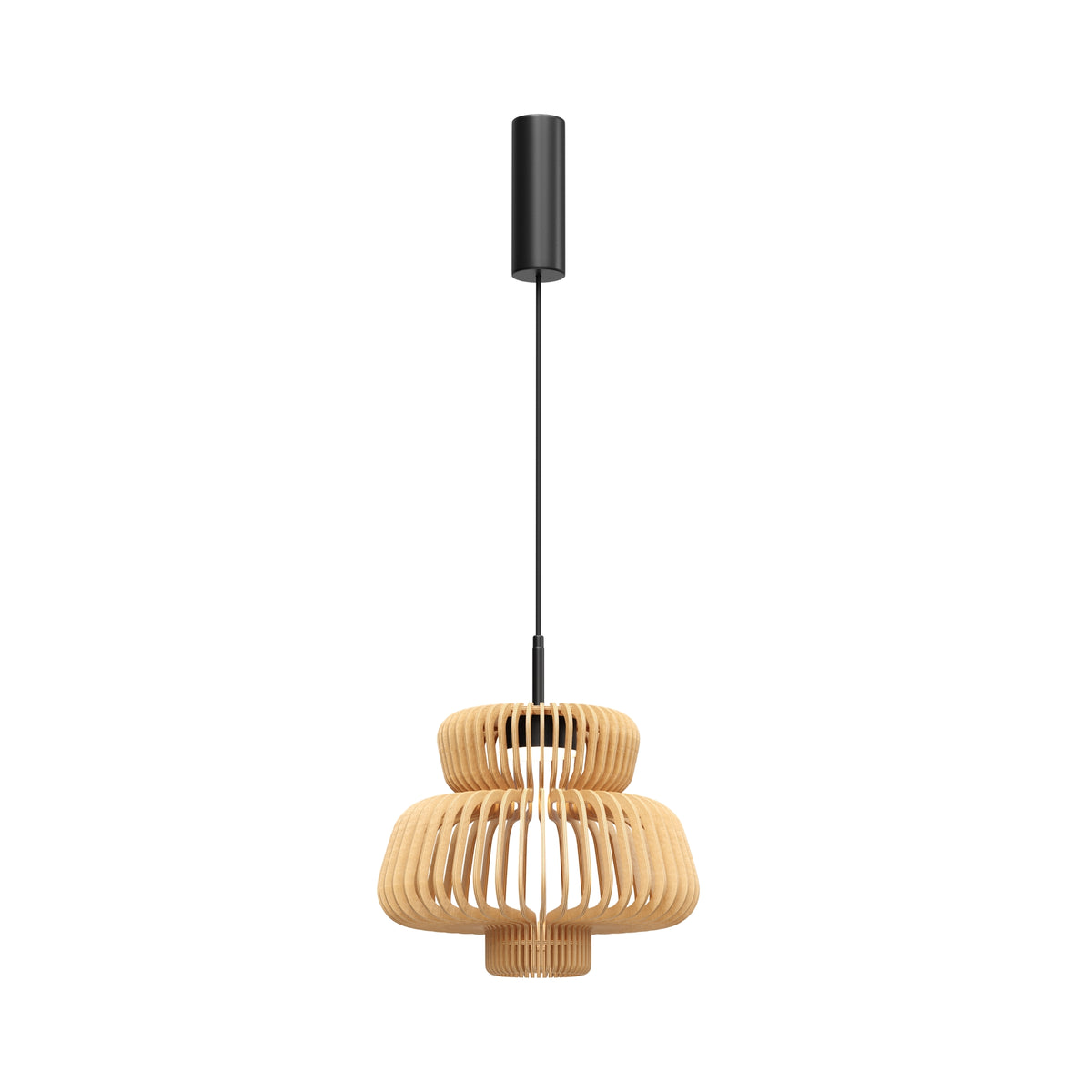 Lampada a sospensione Namiki - Maytoni - Nero - MOD465PL-L12BK1