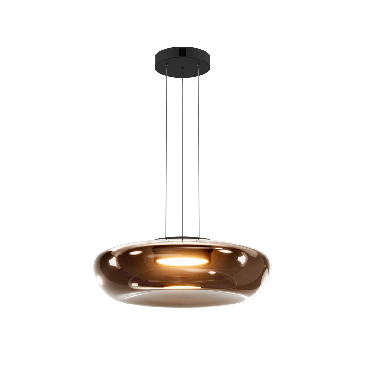 Lampada a sospensione Bassa - Maytoni - Nero - MOD501PL-L20BK1