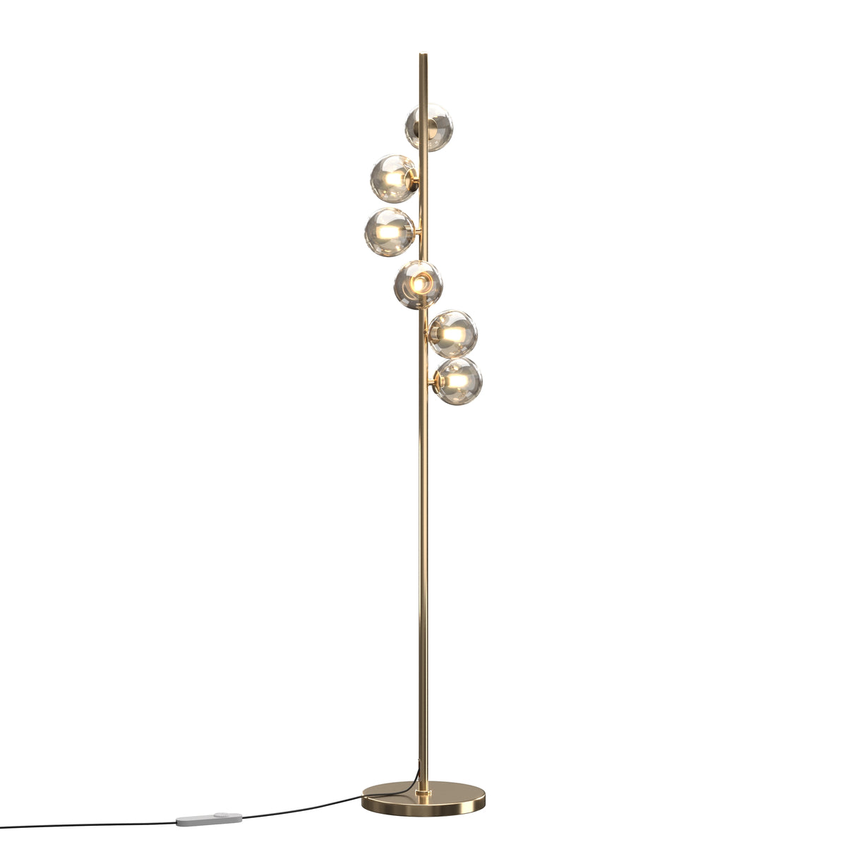 Lampada da terra Dallas - Maytoni - Oro - MOD545FL-06G1