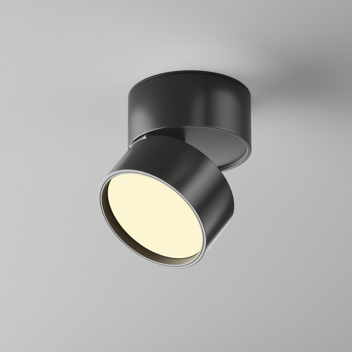 Lampada da soffitto Onda - Maytoni - Nero - C024CL-12W2.7K-B-1