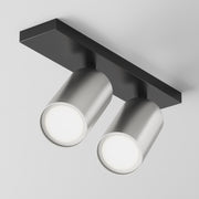 Lampada da soffitto FOCUS S GU10 2x10W - Maytoni - Nero - C051CL-U-02BS