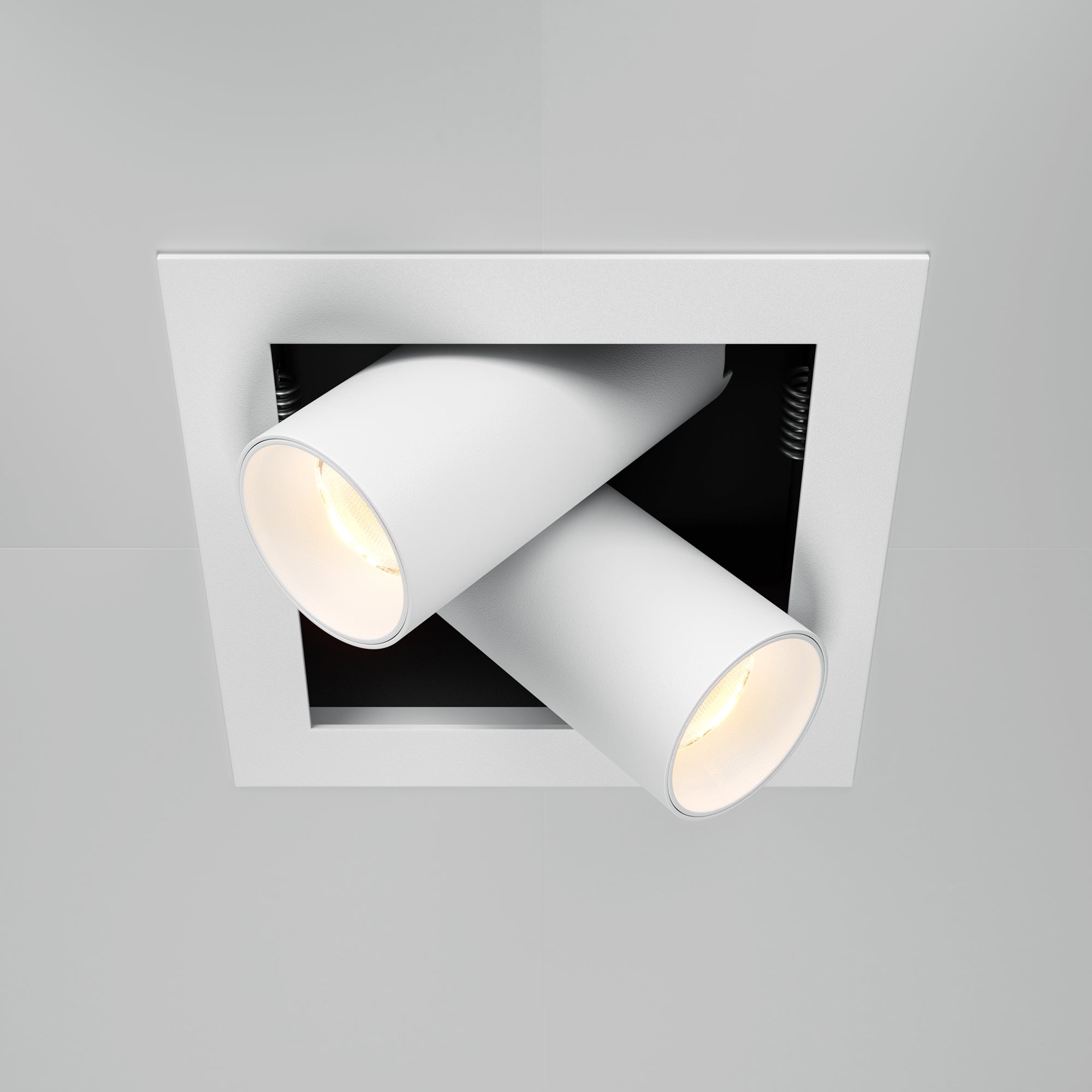 Una lampada da incasso Magnum 3000K 2x7W 24° - Maytoni - Bianco - DL094-02-7W3K-W