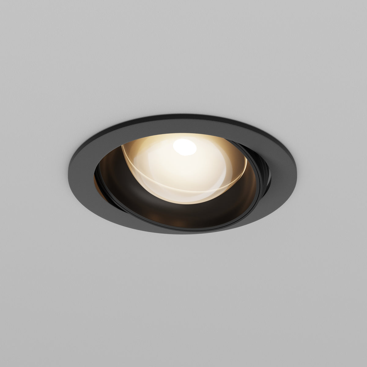 Faretto da incasso Lens - Maytoni - Nero - DL105-12W3K-B