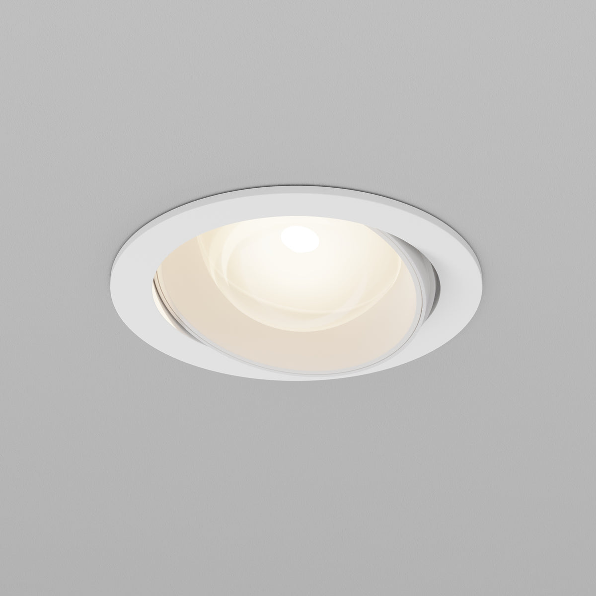 Faretto da incasso Lens - Maytoni - Bianco - DL105-12W3K-W
