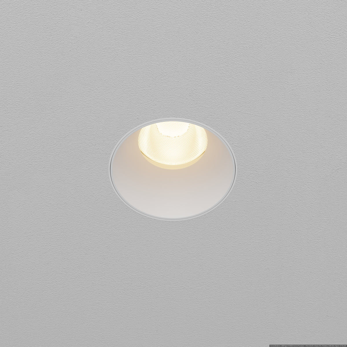 Faretto da incasso Dip - Maytoni - Bianco - DL119-10W-3K-TRS-W